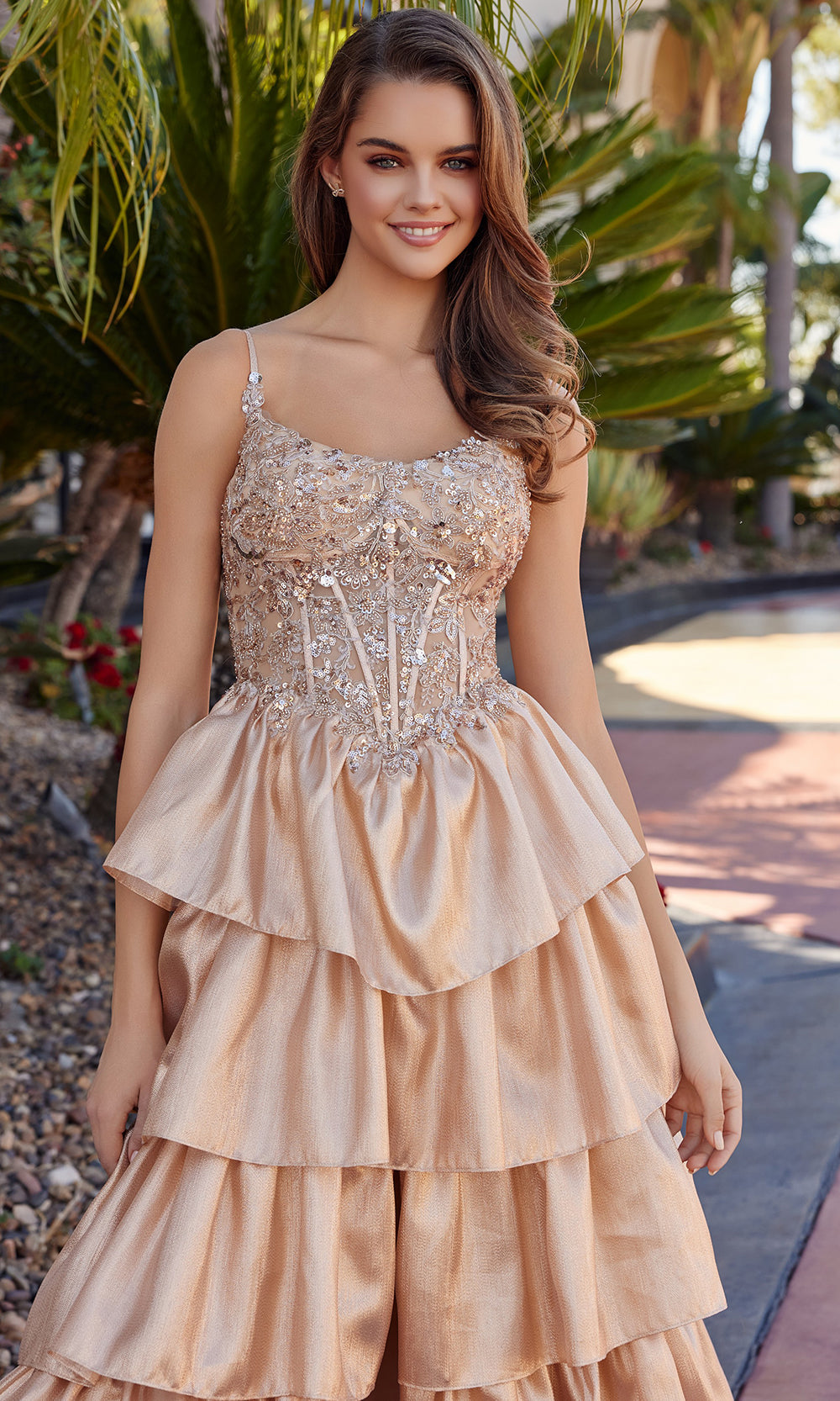 Nox Anabel N1762 - Embellished Bodice Formal Dress Prom Dresses