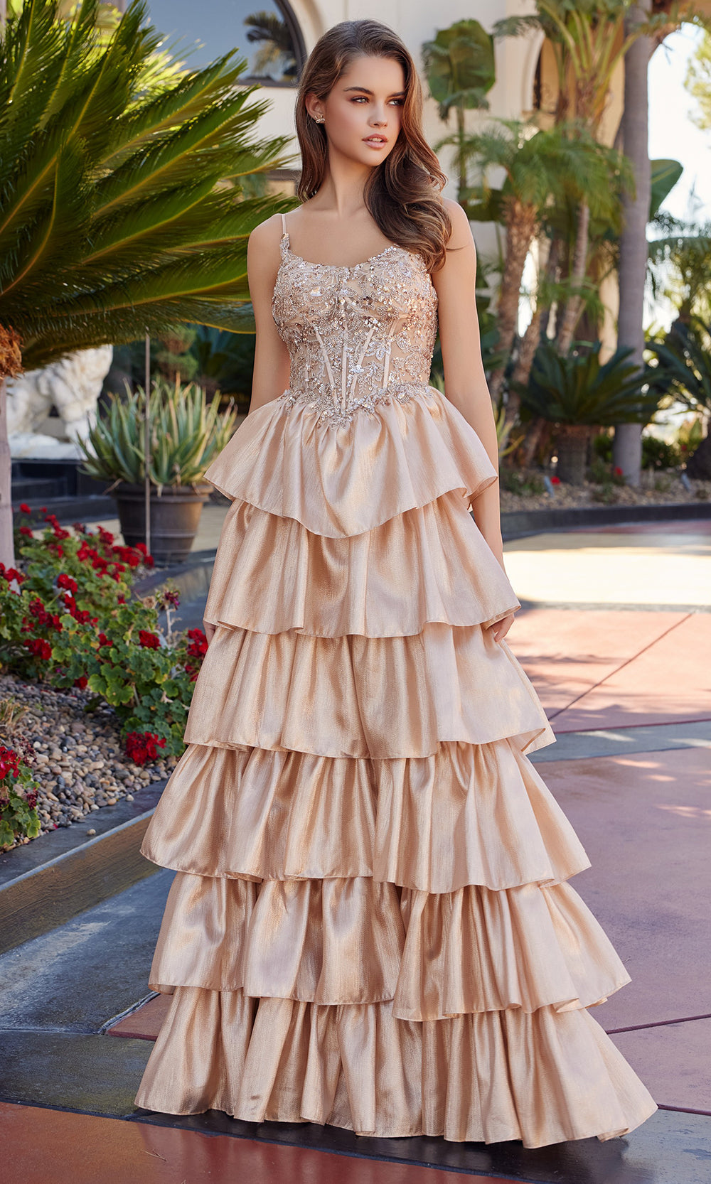 Nox Anabel N1762 - Embellished Bodice Formal Dress Prom Dresses