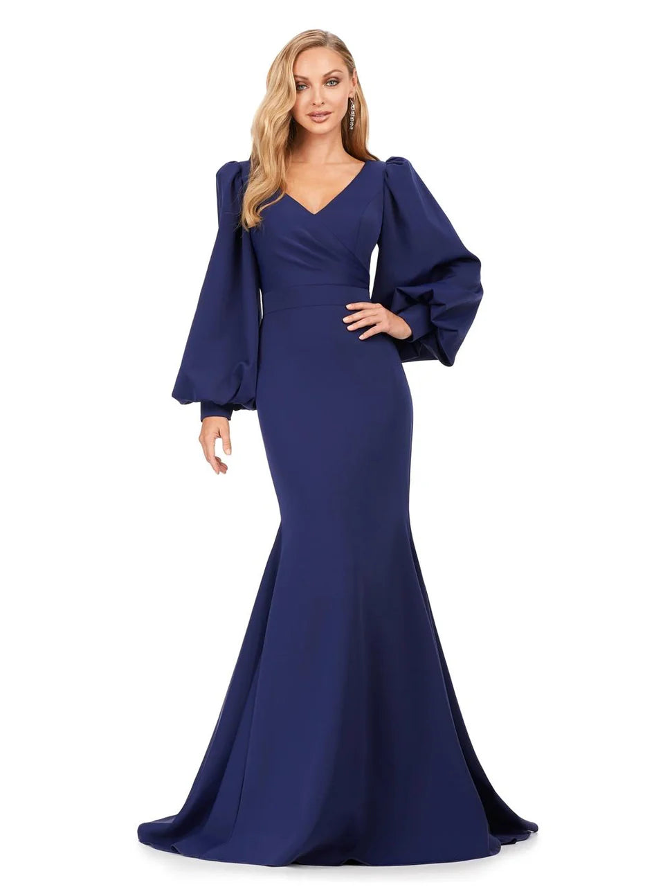 Ashley Lauren 11345 - Bishop Sleeve Gown