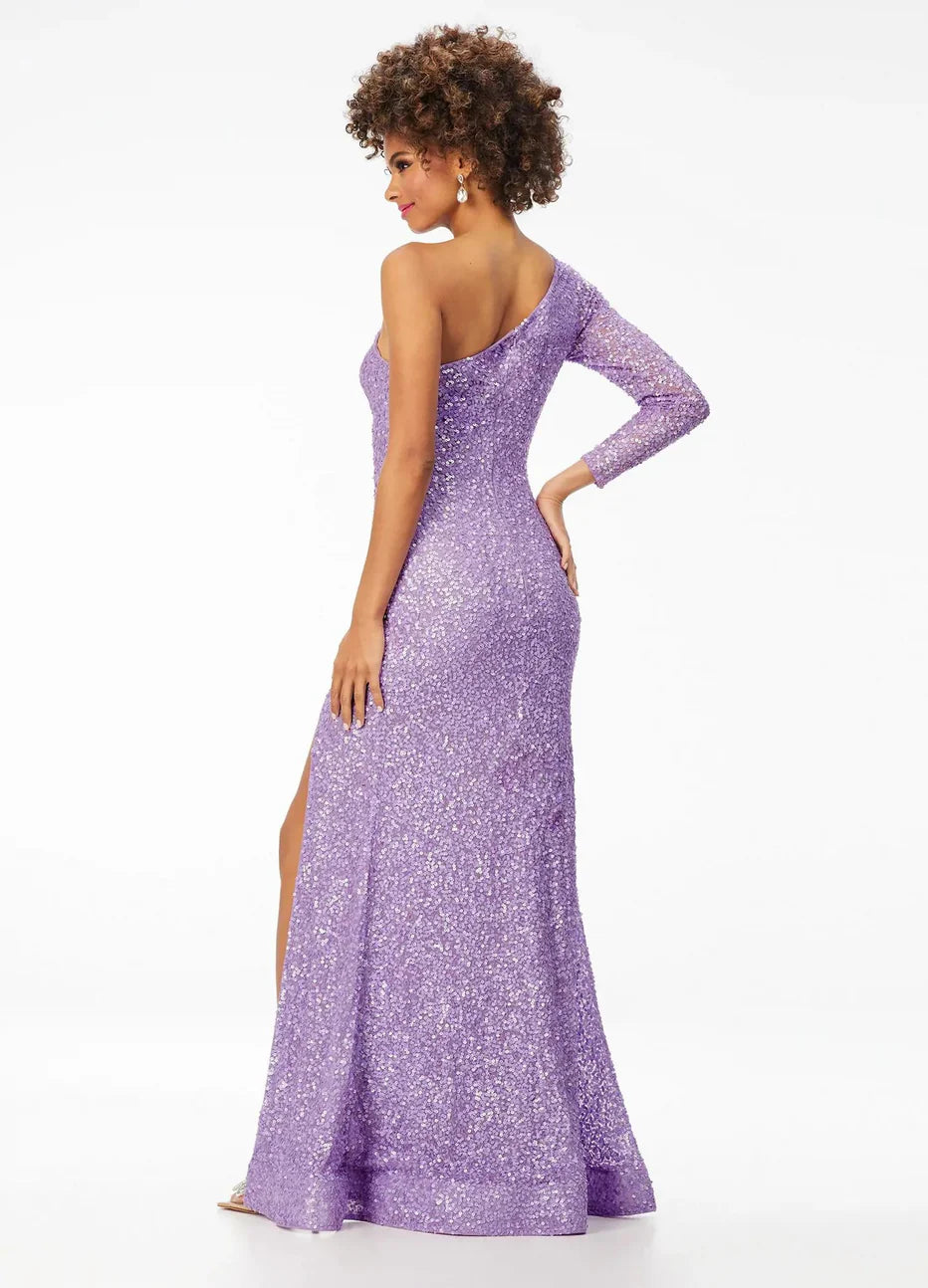 Ashley Lauren 1977 - One Sleeved Gown