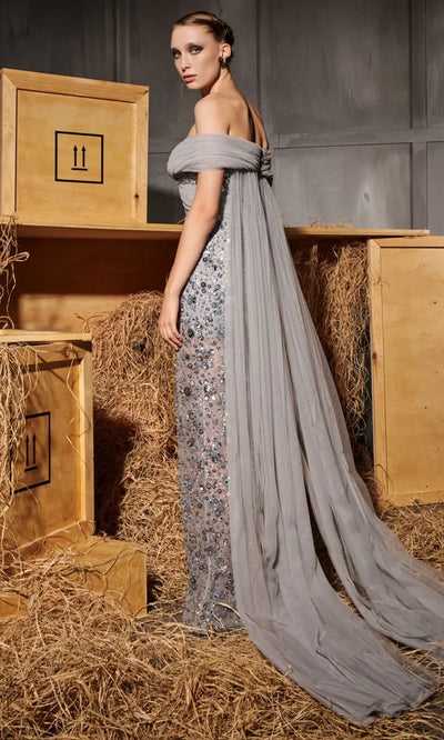 MNM Couture N0652 - Sequin Embroidered Sweetheart Gown Prom Dresses