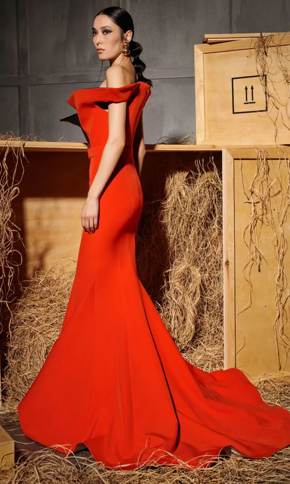 MNM Couture N0661 - Mermaid Skirt Sweetheart Gown with Belt Prom Dresses