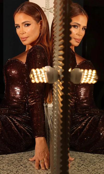 MNM Couture N0668 - Embellished Illusion Jewel Column Gown Mother of the Bride Dresses