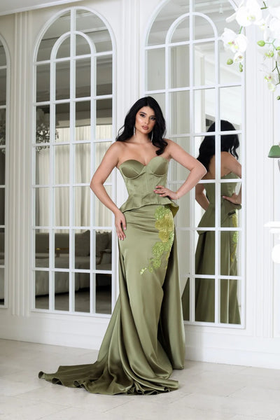 MNM Couture N0648 - Sweetheart Corset Evening Gown