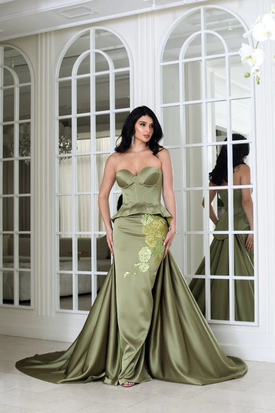 MNM Couture N0648 - Sweetheart Corset Evening Gown