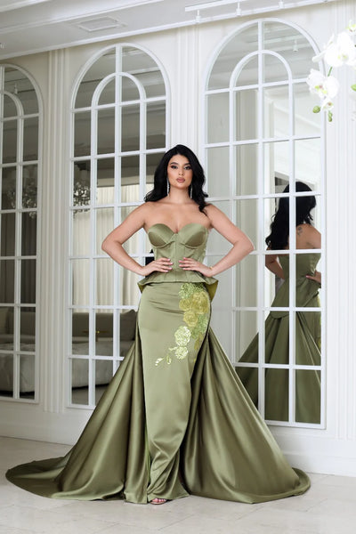 MNM Couture N0648 - Sweetheart Corset Evening Gown