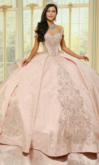 Princesa by Ariana Vara PR30201 - Cutout Back Beaded Applique Ballgown Ball Gowns