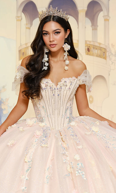 Princesa by Ariana Vara PR30202 - Strapless Corset Floral Ballgown Ball Gowns