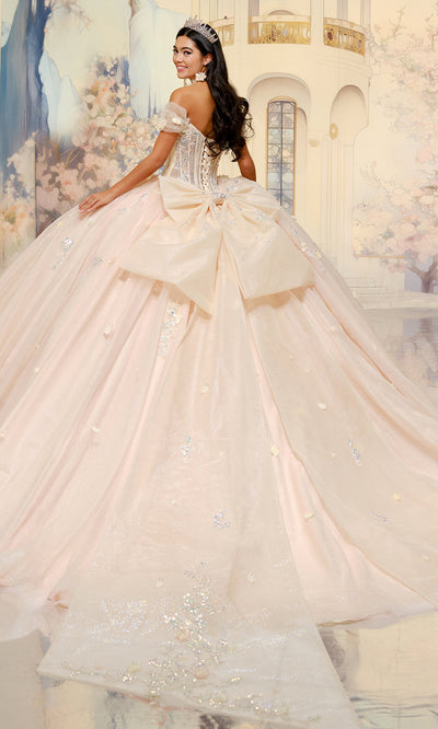 Princesa by Ariana Vara PR30202 - Strapless Corset Floral Ballgown Ball Gowns