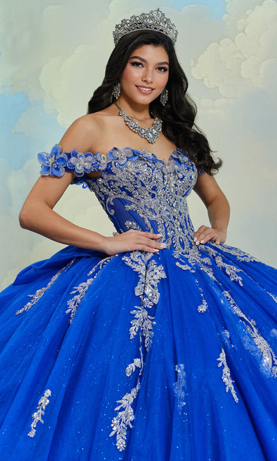 Princesa by Ariana Vara PR30207 - Oversized Back Bow Embroidered Ballgown Ball Gowns