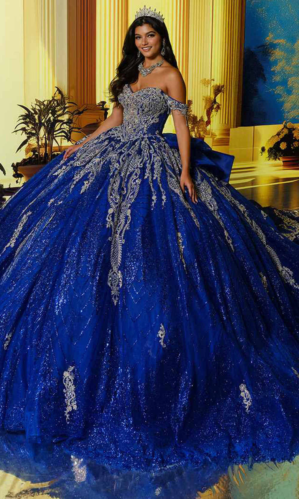 Princesa PR30224 - Beaded Embroidered Sweetheart Quince Gown Quinceanera Dresses