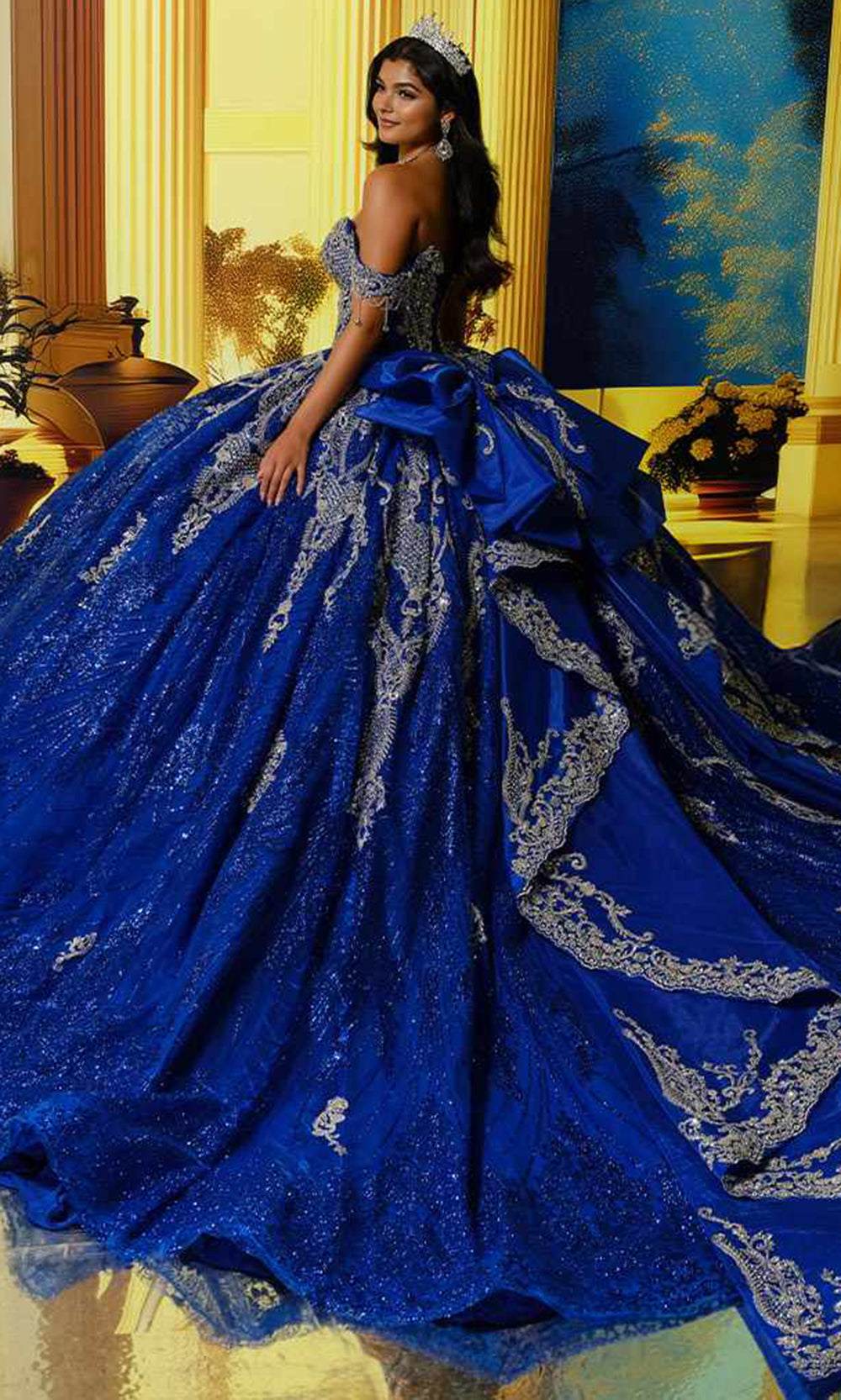 Princesa PR30224 - Beaded Embroidered Sweetheart Quince Gown Quinceanera Dresses