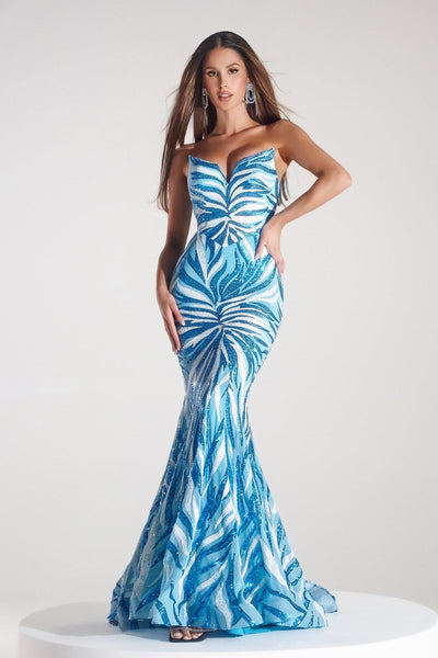Portia and Scarlett PS22538 - Sequin Evening Dress