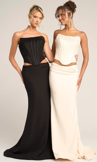 Portia and Scarlett PS26007 - Scoop Corset Bodice Two Piece Dress Prom Dresses