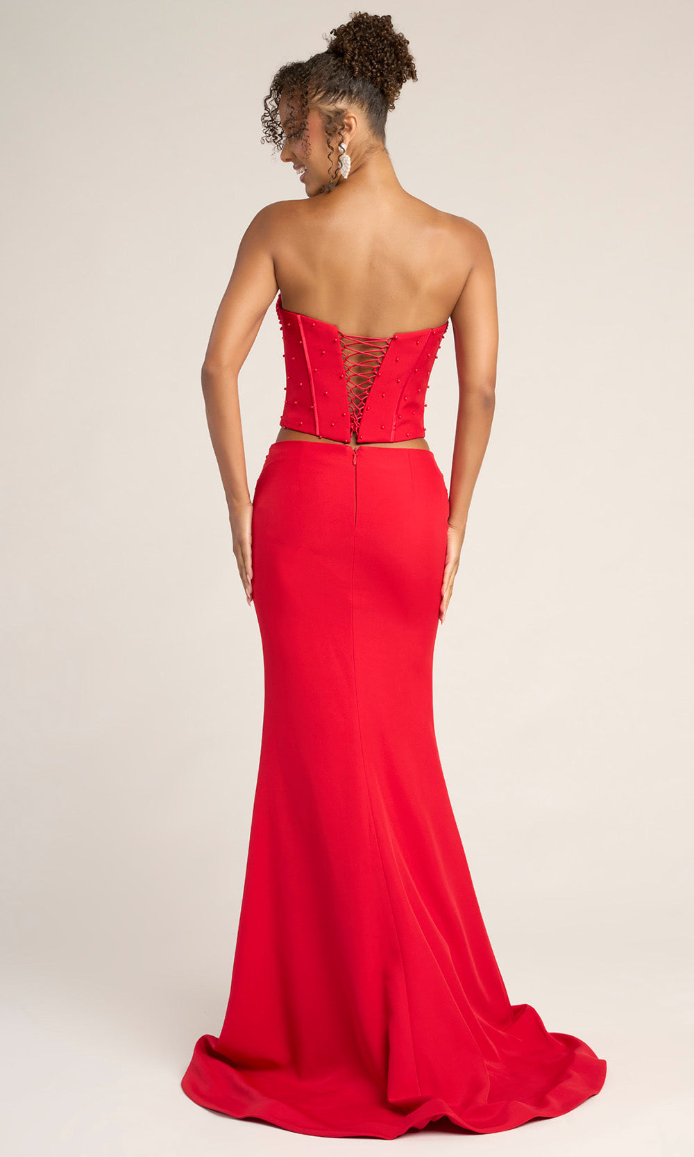 Portia and Scarlett PS26007 - Scoop Corset Bodice Two Piece Dress Prom Dresses