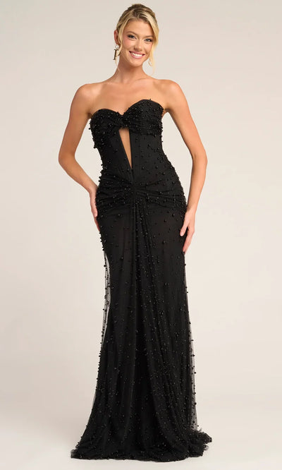 Portia and Scarlett PS26022 - Strapless Tulle Beaded Prom Dress Prom Dresses