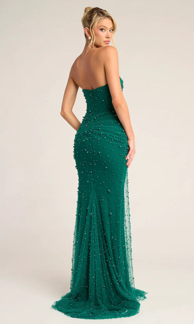 Portia and Scarlett PS26022 - Strapless Tulle Beaded Prom Dress Prom Dresses