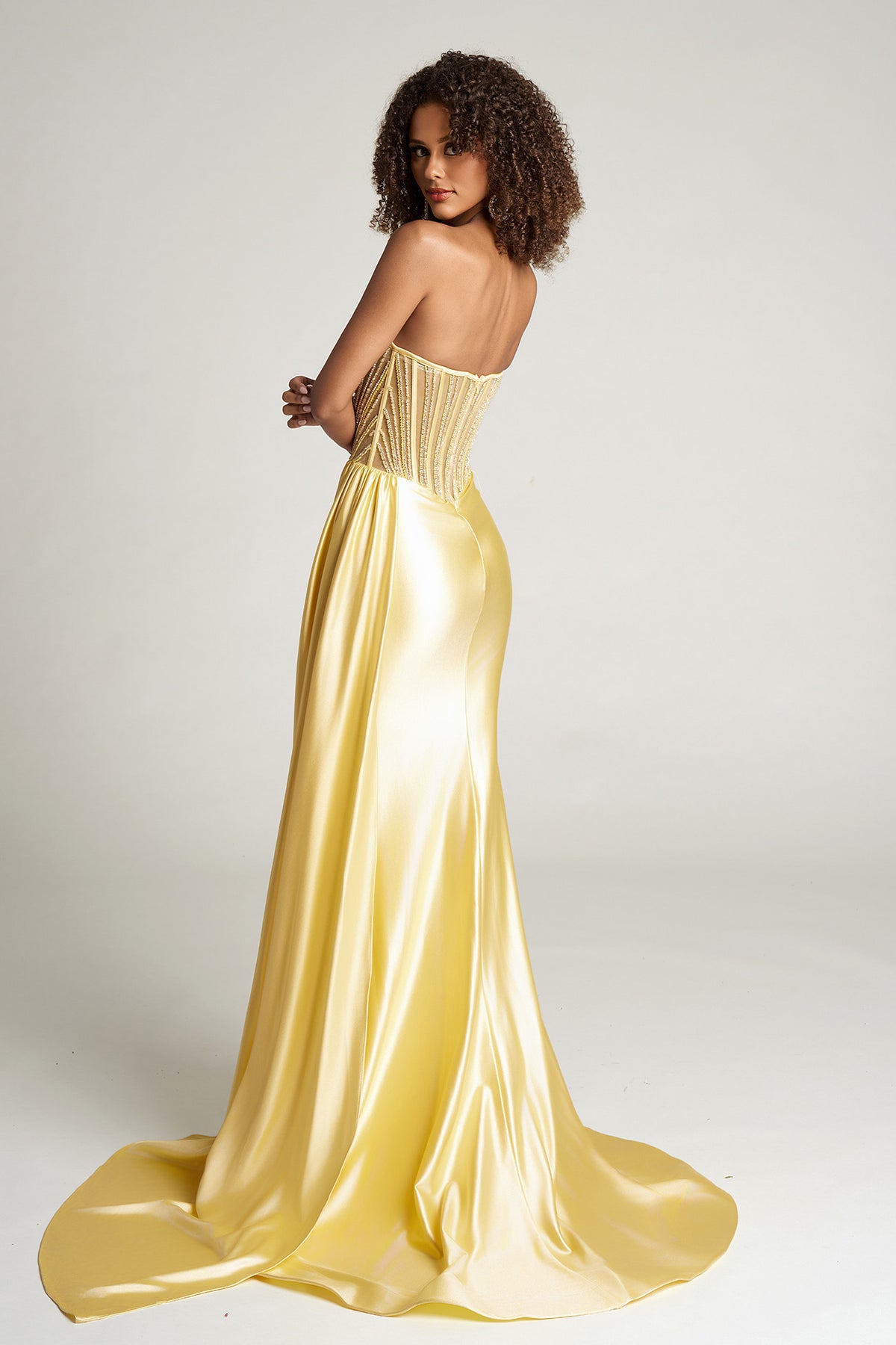 Portia and Scarlett PS26056 - Illusion Bodice Sheath Prom Gown