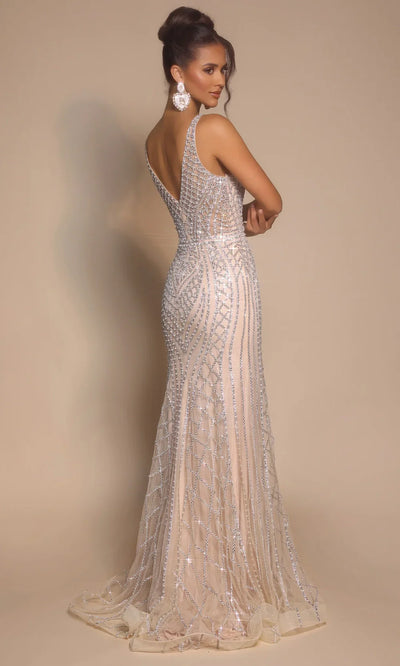 Portia and Scarlett PS26089 - Fitted Bodice Sleeveless Long Gown Prom Dresses