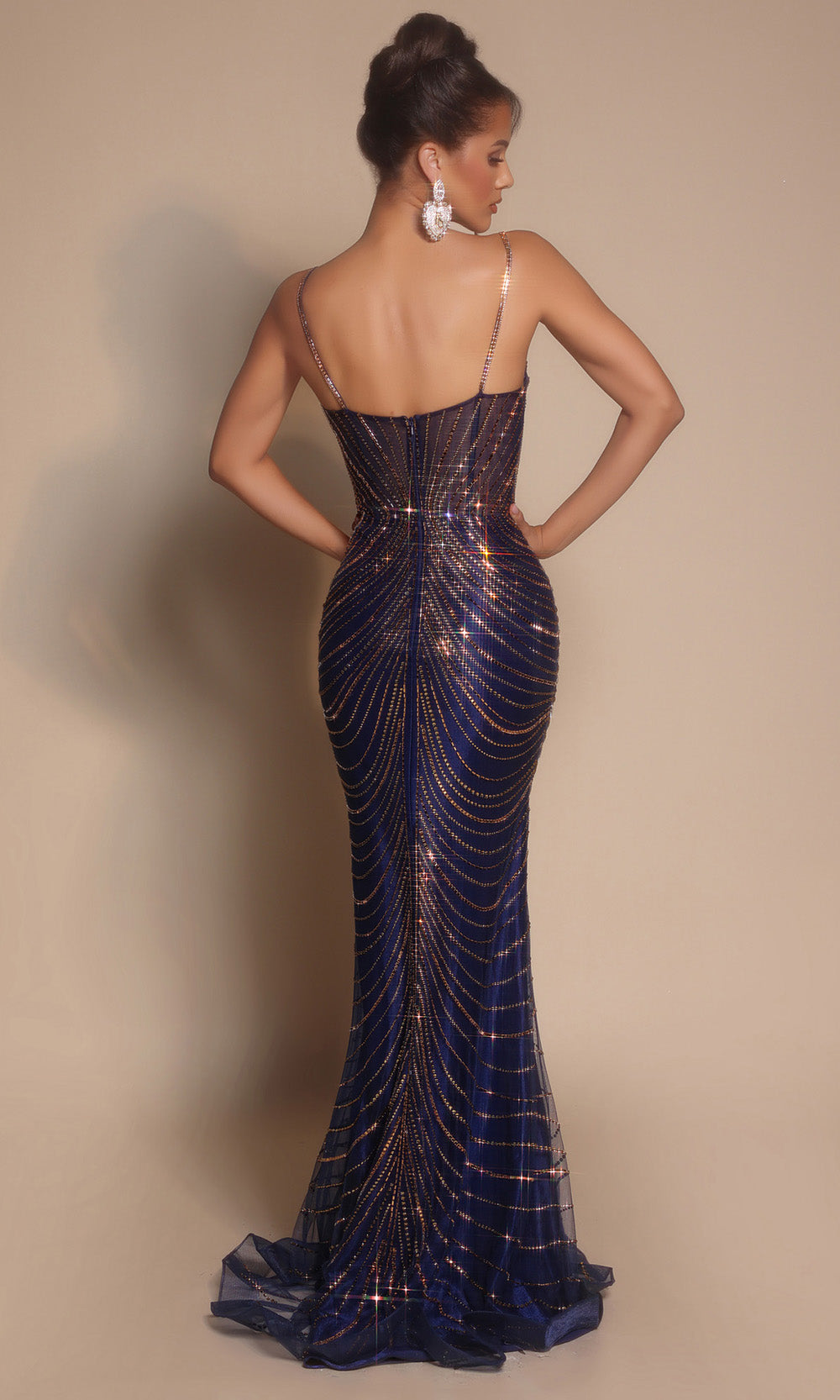 Portia and Scarlett PS26095 - Scoop Illusion Sparkle Prom Gown Prom Dresses