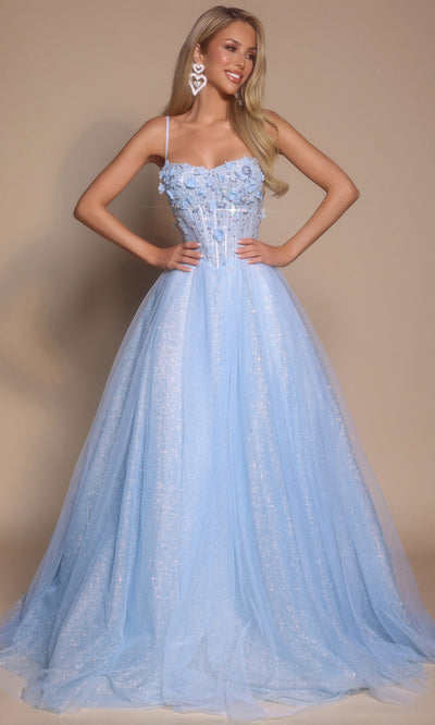 Portia and Scarlett PS26146 - Sweetheart A-Line Gown With Corset Bodice Prom Dresses
