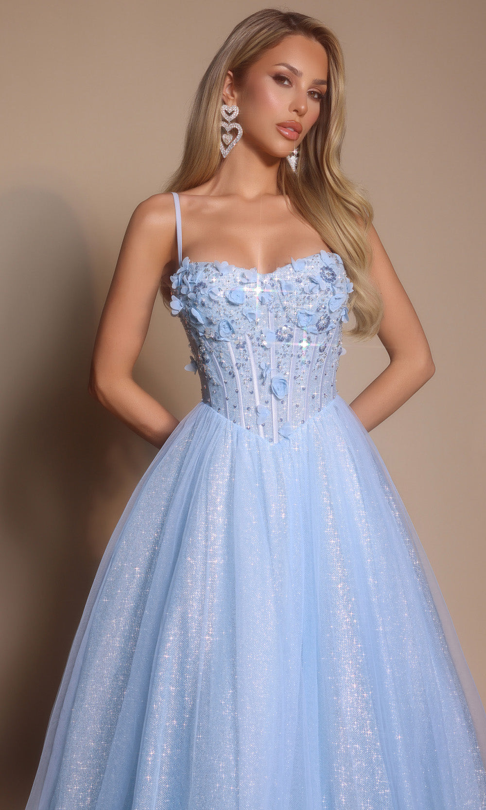 Portia and Scarlett PS26146 - Sweetheart A-Line Gown With Corset Bodice Prom Dresses