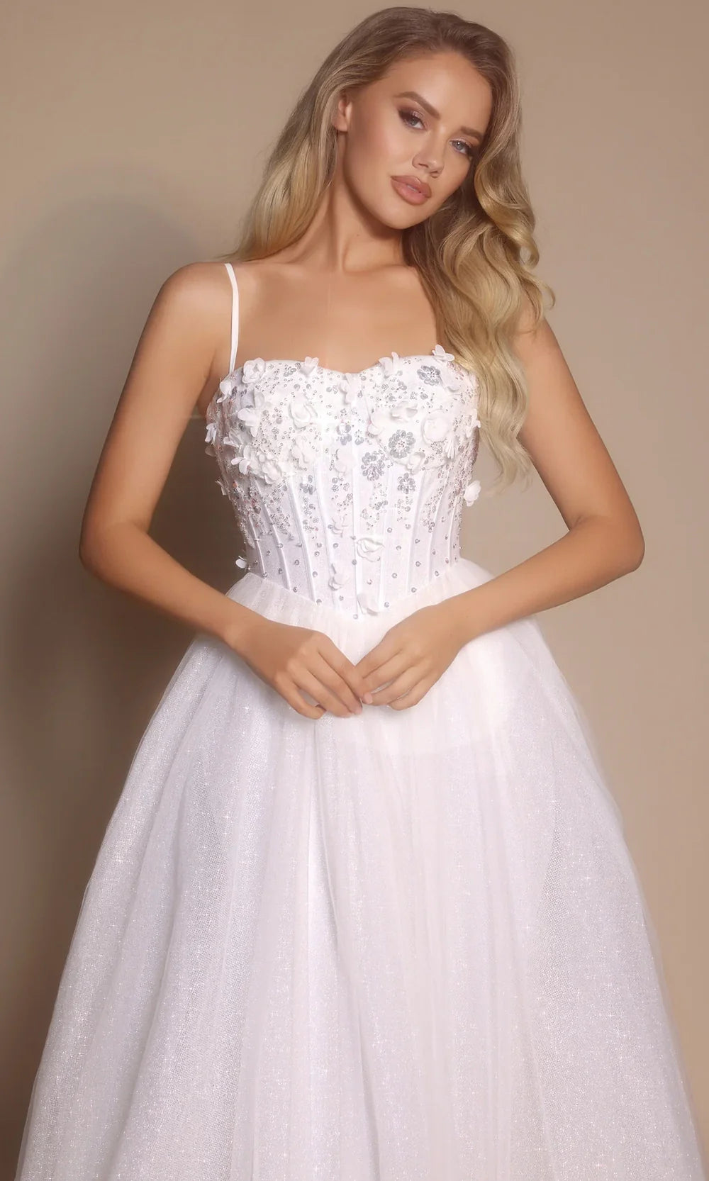 Portia and Scarlett PS26146 - Sweetheart A-Line Gown With Corset Bodice Prom Dresses