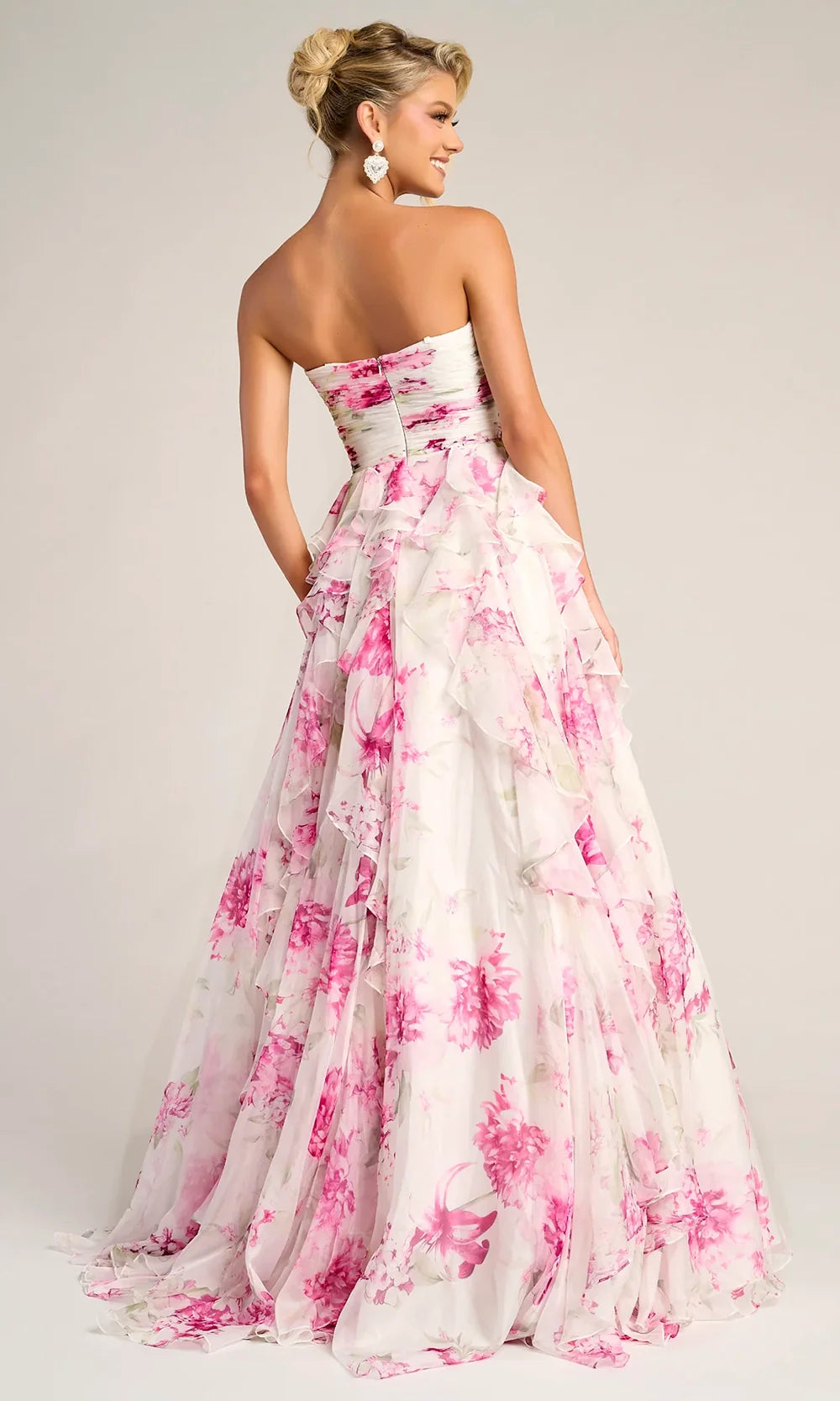 Portia and Scarlett PS26254 - Printed Sweetheart A-Line Gown Prom Dresses