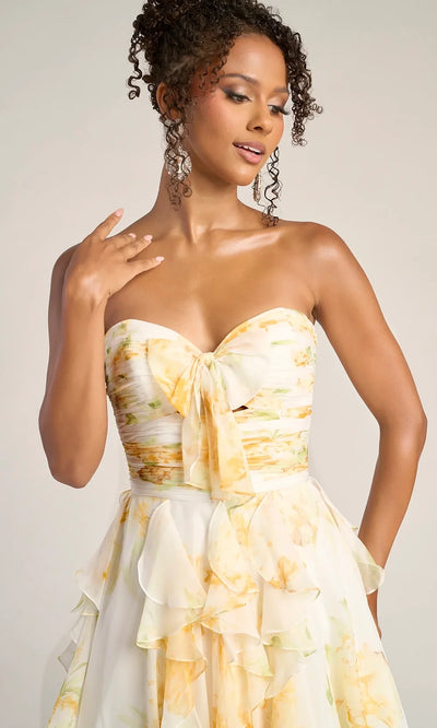 Portia and Scarlett PS26254 - Printed Sweetheart A-Line Gown Prom Dresses