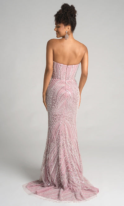 Portia and Scarlett PS26277 - Strapless Neckline High Slit Prom Dress Prom Dresses