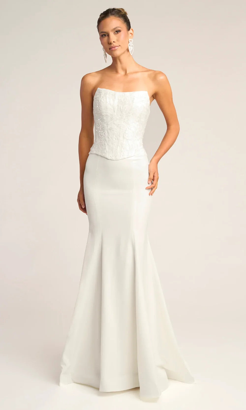 Portia and Scarlett PS26301E - Trumpet Skirt Strapless Corset Dress Prom Dresses