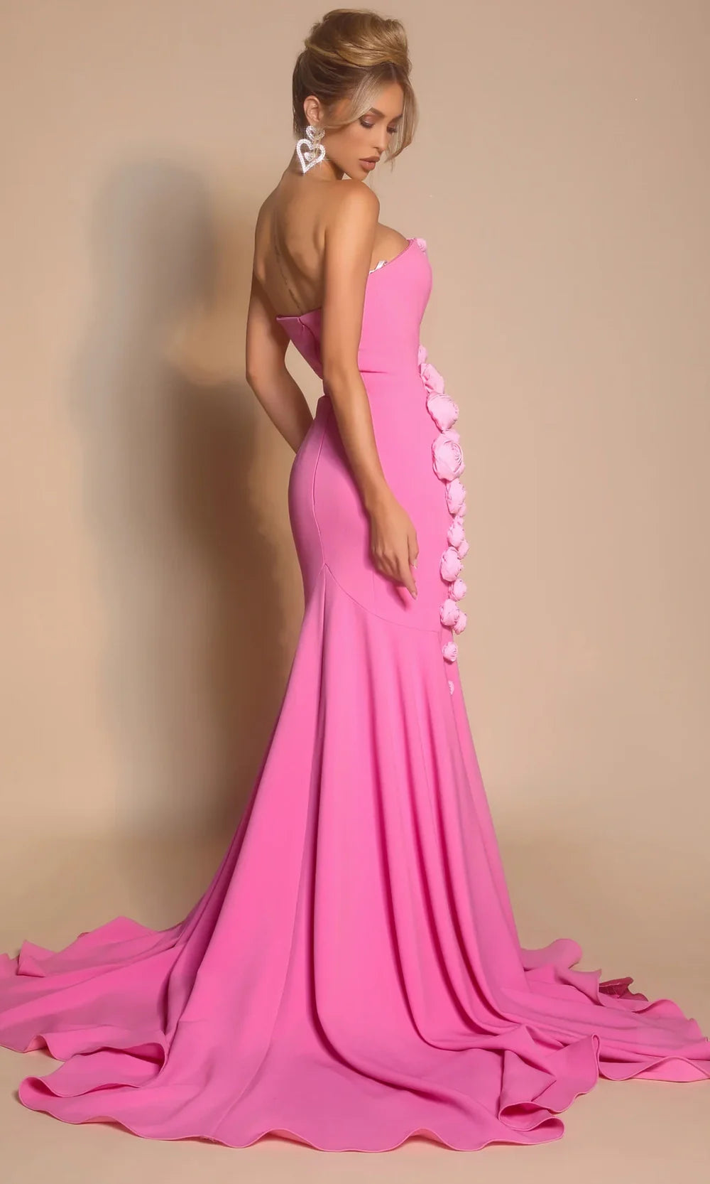 Portia And Scarlett PS26305E - Trumpet Prom Dress With Rosette