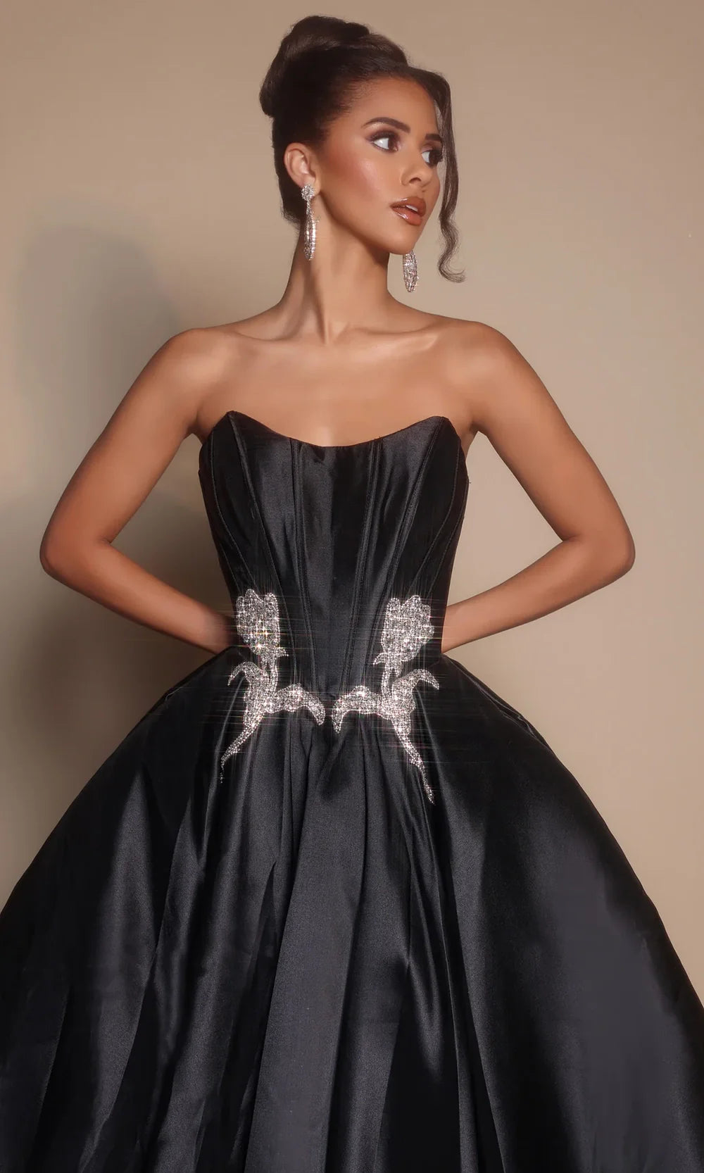 Portia and Scarlett PS26315E - Corset Bodice Pleated Ballgown Prom Dresses