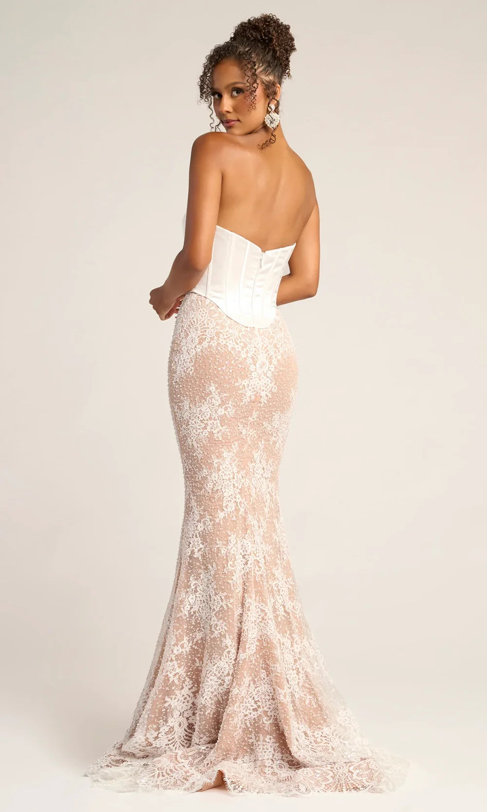 Portia and Scarlett PS26328E - Sweetheart Floral Lace Evening Dress Wedding Dresses