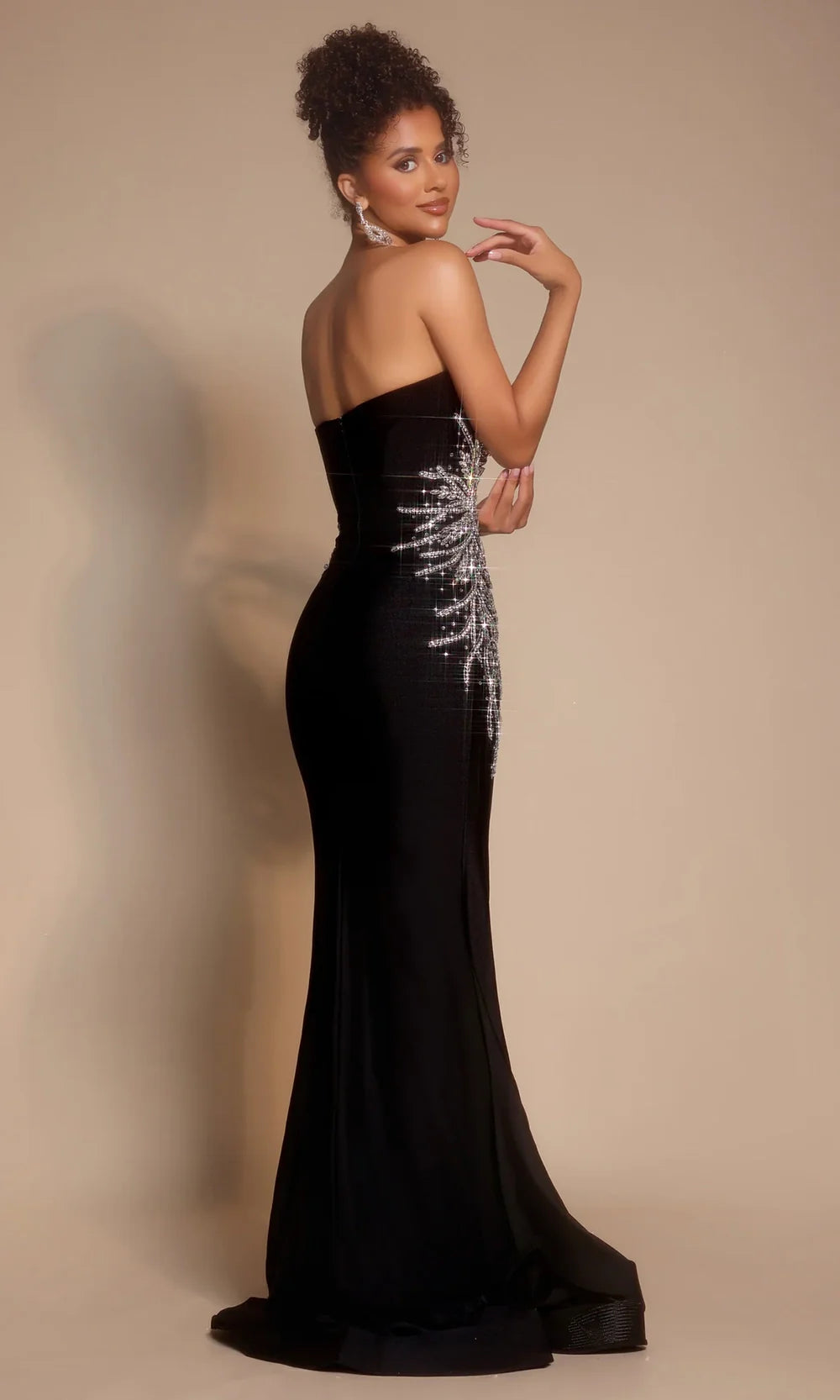 Portia and Scarlett PS26331E - Sheath Skirt Embellished Long Dress Prom Dresses