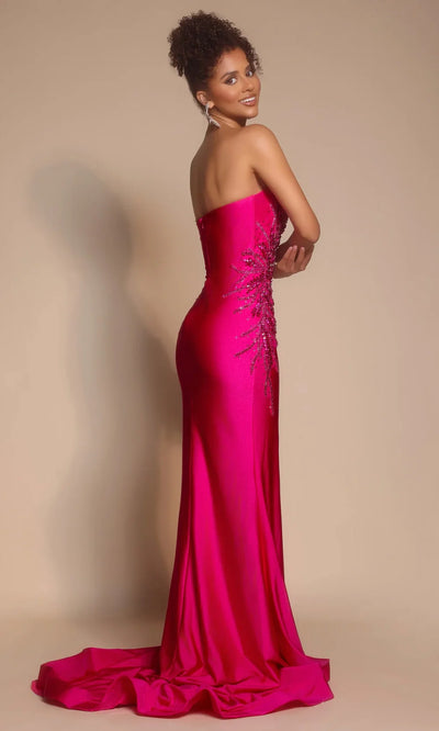 Portia and Scarlett PS26331E - Sheath Skirt Embellished Long Dress Prom Dresses