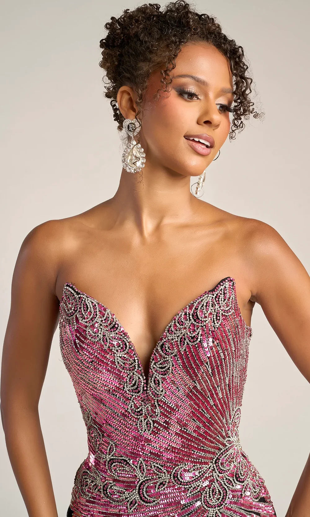Portia and Scarlett PS26413C - Fitted Bodice Strapless Prom Dress Pageant Dresses