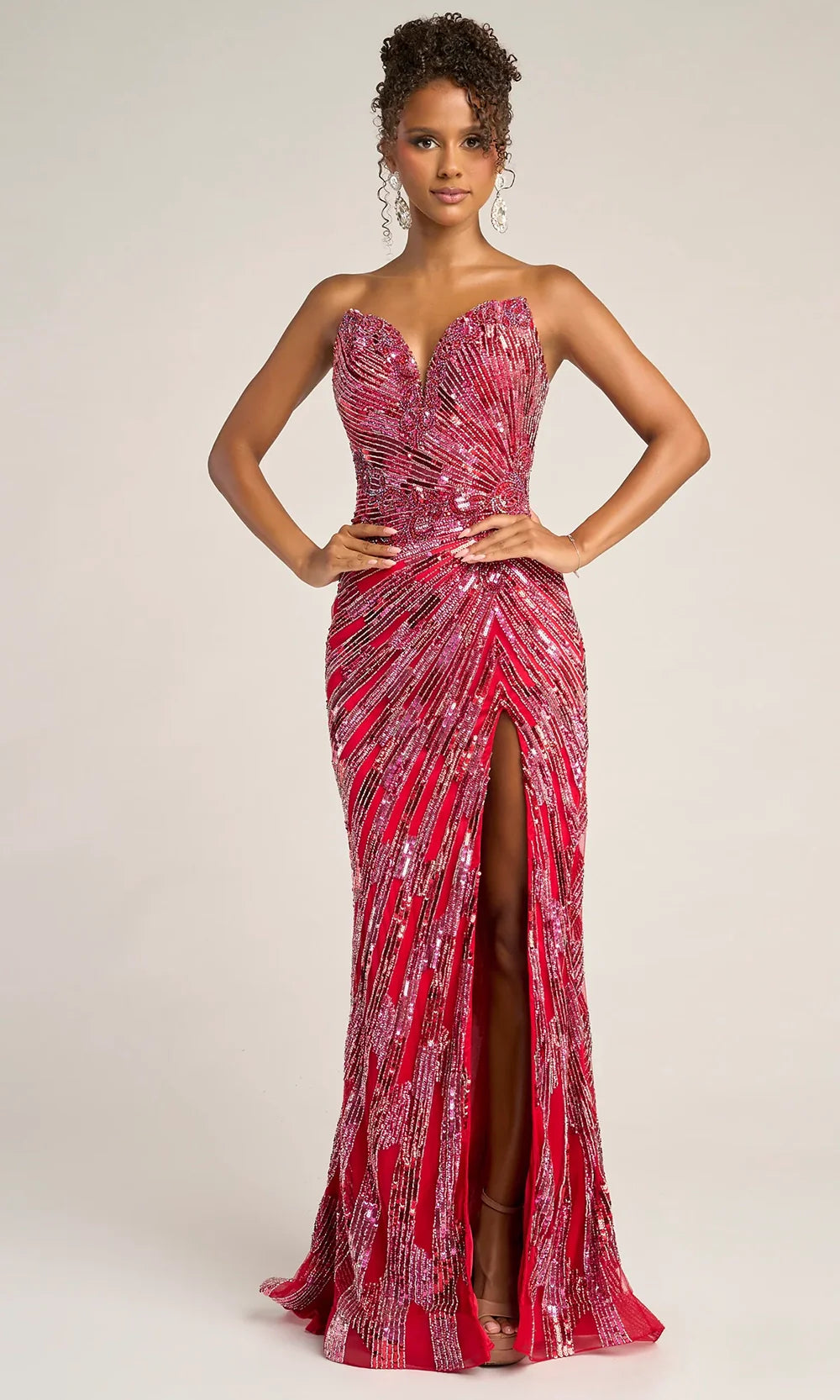 Portia and Scarlett PS26413C - Fitted Bodice Strapless Prom Dress Pageant Dresses