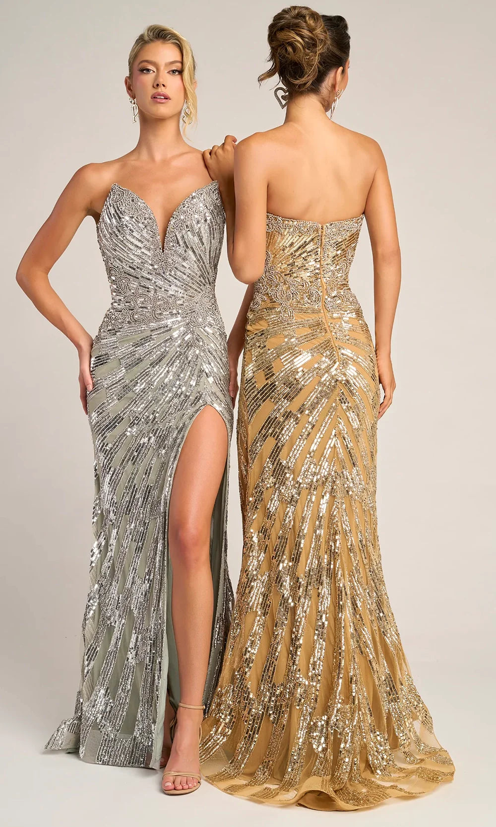 Portia and Scarlett PS26413C - Fitted Bodice Strapless Prom Dress Pageant Dresses