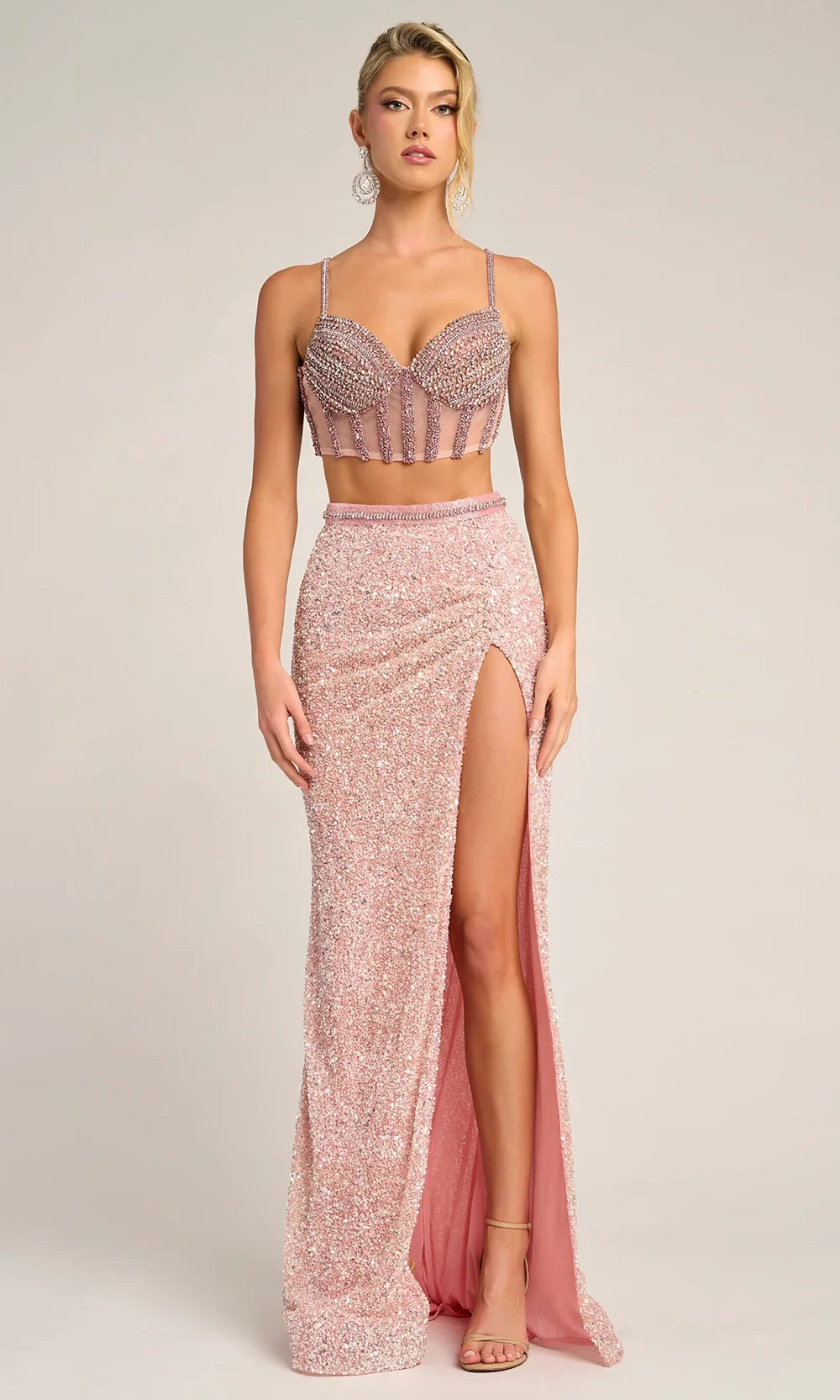 Portia and Scarlett PS26429C - Spaghetti Strap Two Piece Prom Dress Prom Dresses