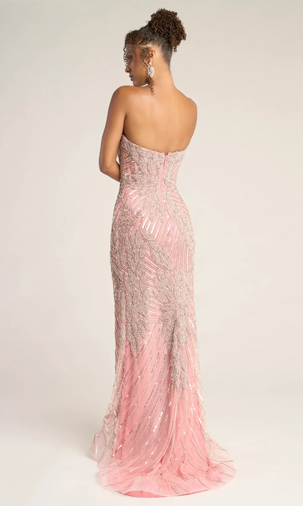 Portia and Scarlett PS26435C - Leaf Beaded Sweetheart Neck Dress Prom Dresses