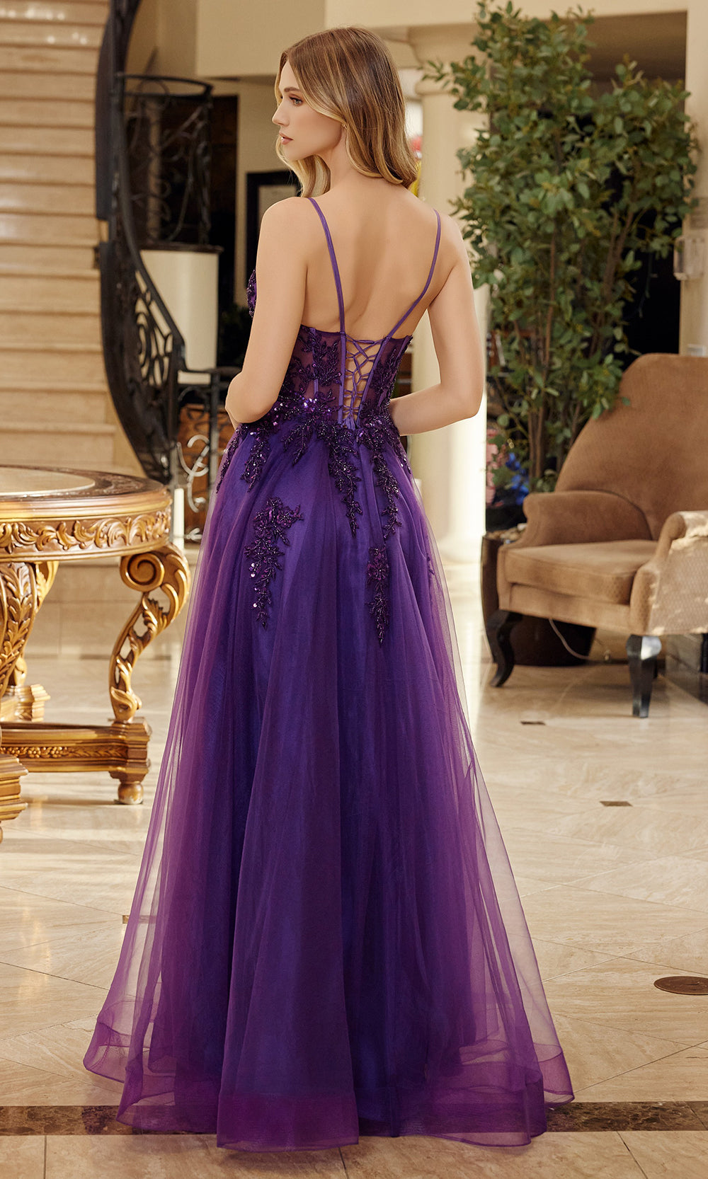 Nox Anabel Q1778 - Spaghetti Strap Formal Dress Prom Dresses
