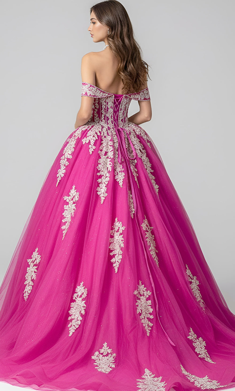 Jovani Q47375 - Beaded Corset Sweetheart Quince Gown