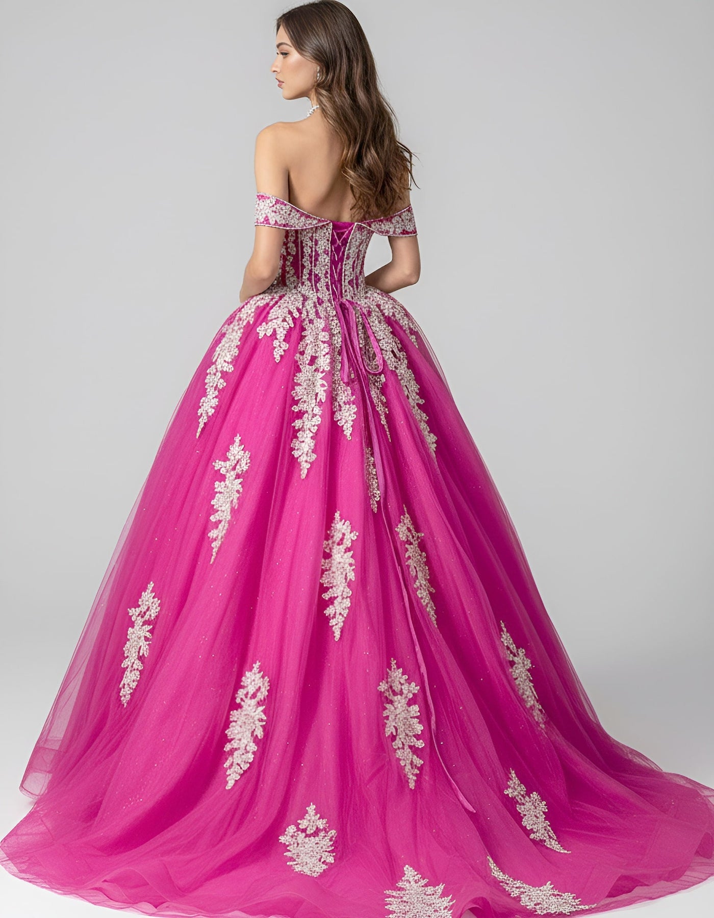 Jovani Q47375 - Beaded Corset Sweetheart Quince Gown Quinceanera Dresses in Purple