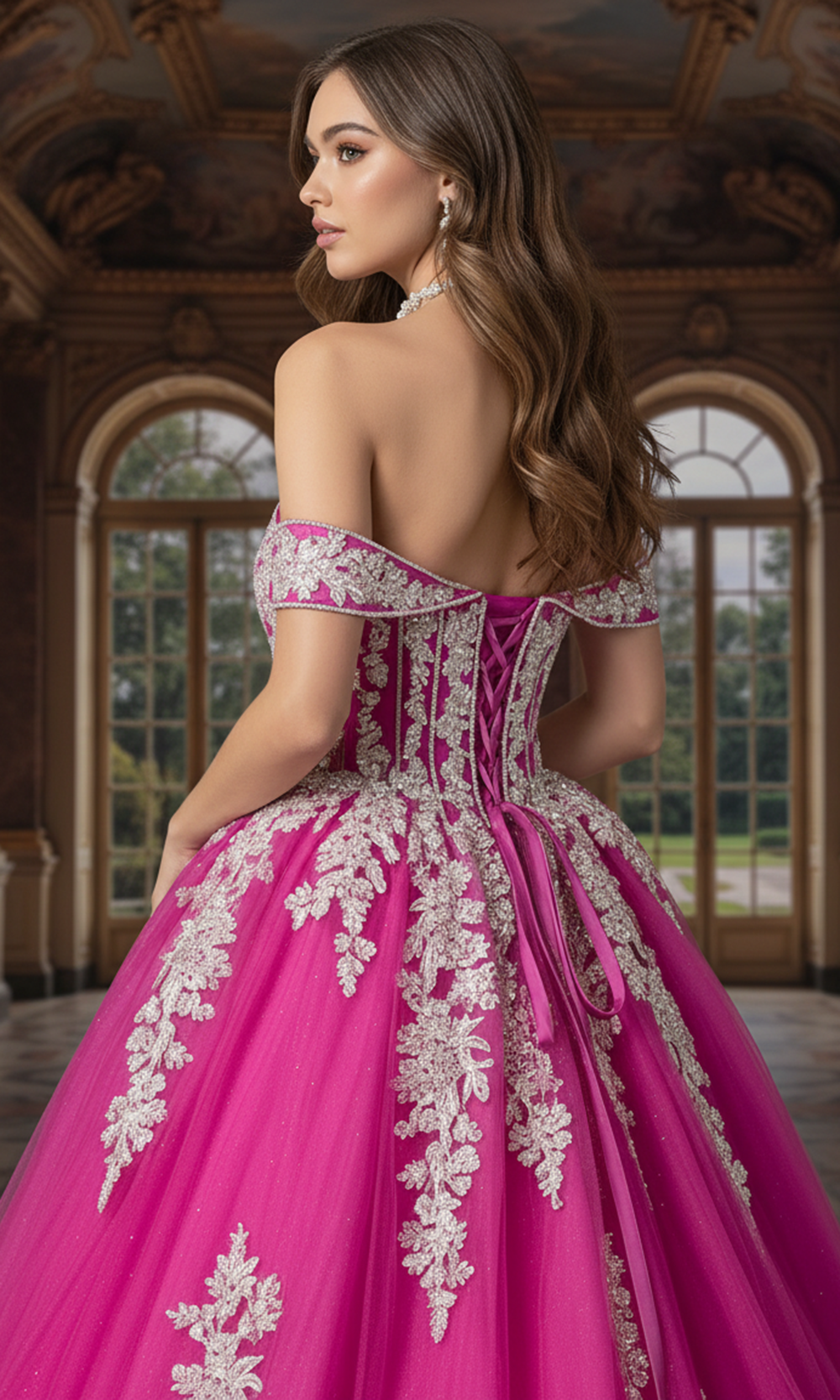 Jovani Q47375 - Beaded Corset Sweetheart Quince Gown