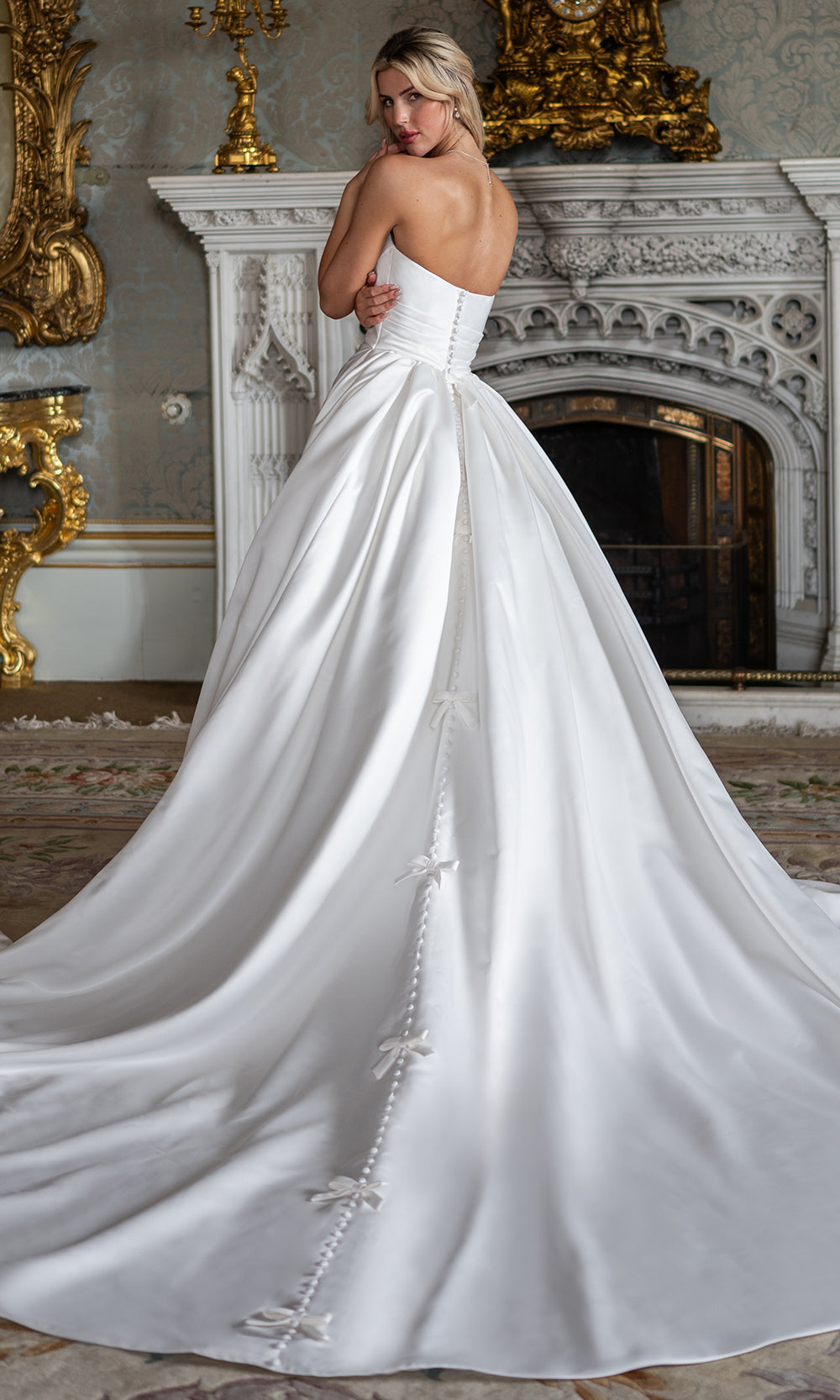 Rachel Allan RB2230 - Classic Draped Strapless Wedding Gown Wedding Dresses in Ivory