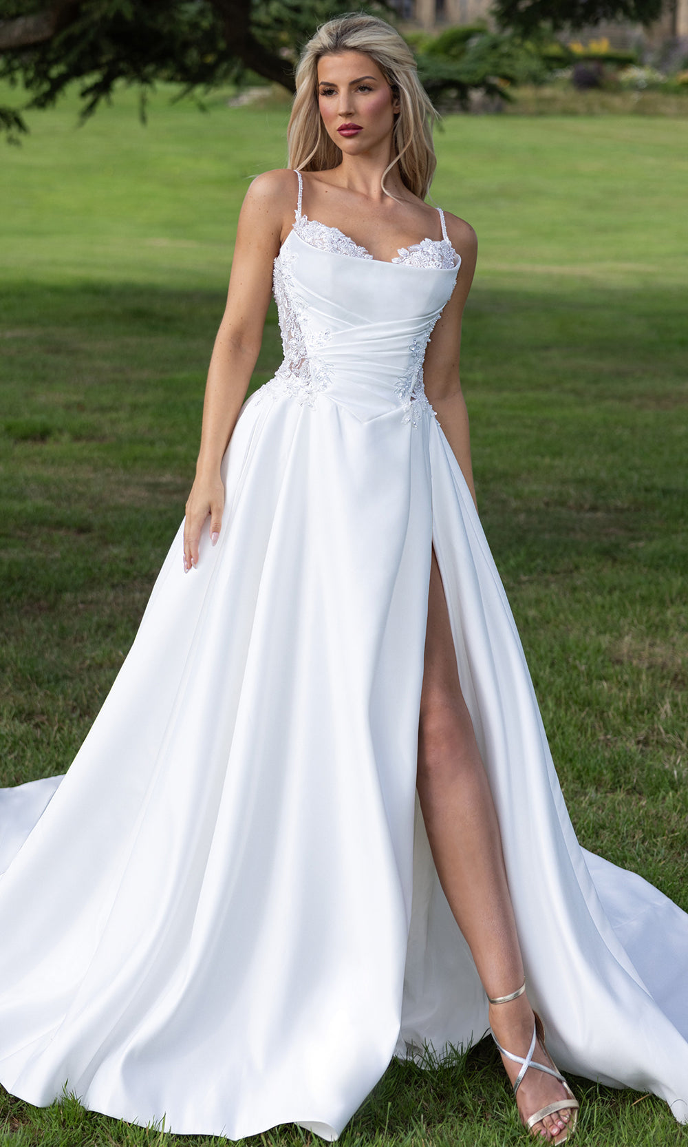 Rachel Allan RB2232 - Sweetheart Lace Bodice Bridal Gown Wedding Dresses