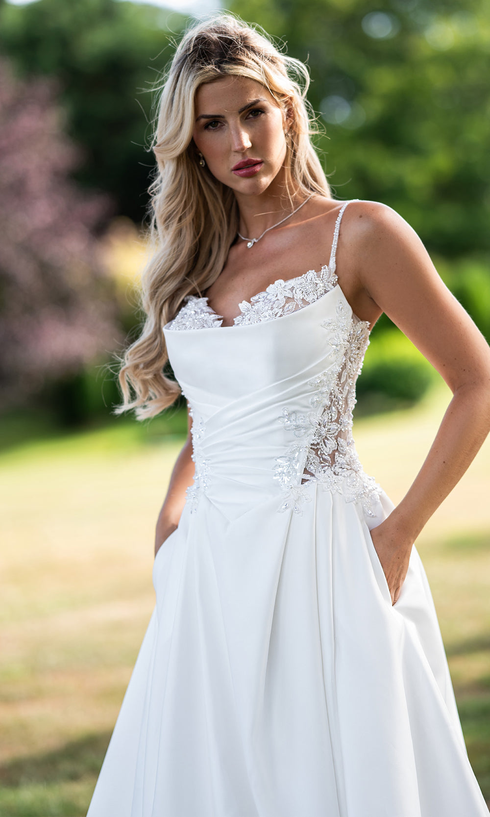 Rachel Allan RB2232 - Sweetheart Lace Bodice Bridal Gown Wedding Dresses
