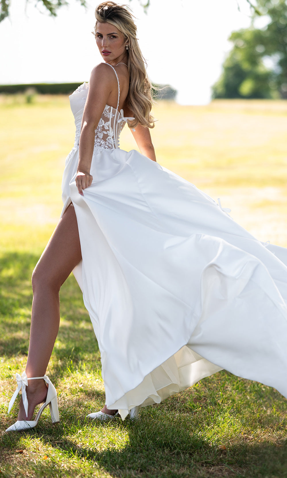 Rachel Allan RB2232 - Sweetheart Lace Bodice Bridal Gown Wedding Dresses