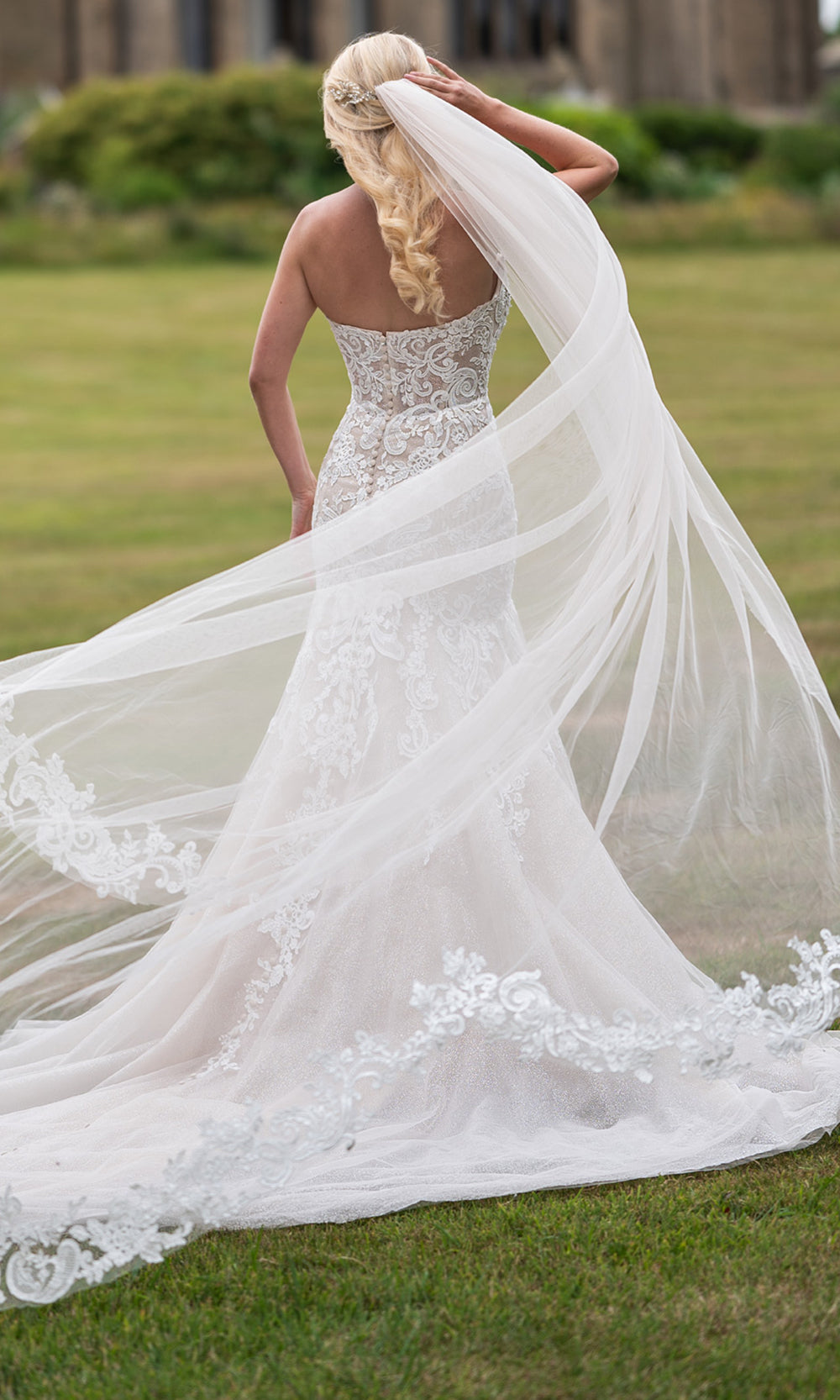 Rachel Allan RB2239 - Sweetheart Lace Fitted Bridal Gown Wedding Dresses